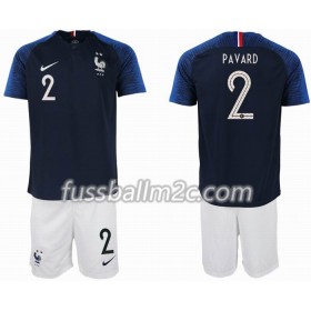Fußballtrikots Frankreich PAVARD 2 2 star Kinder Heim Trikotsatz WM 2018